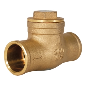 Bronze & Brass Solder Swing Check Valve