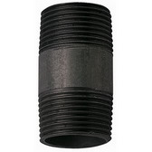 Black Malleable Fittings Nipple