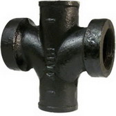 No-Hub Fittings Tapped Cross
