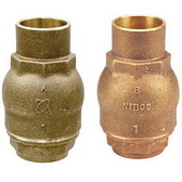 Bronze & Brass Solder Spring Check Valve