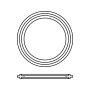 Steel & O'Brien 40MP-2-SILICONE-WHITE-O